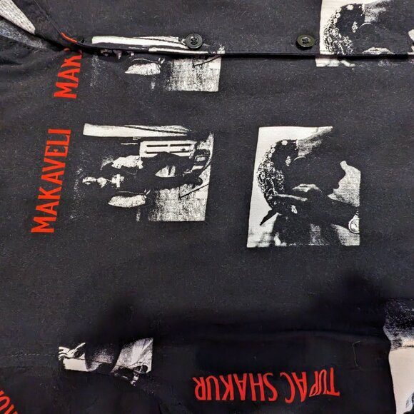 Collection: KARUNG JANTAN Tupac Shakur/Makaveli  Mens Collector Casual Dress - Picture 2 of 5